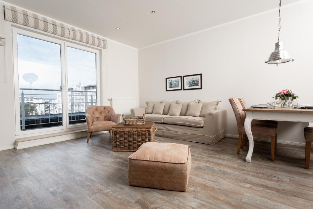 Strandnahe Fewos Mit Meerblick Und Dachterrasse, Residenz Bel Vital - Kategorie E Остзебад Бинц Екстериор снимка