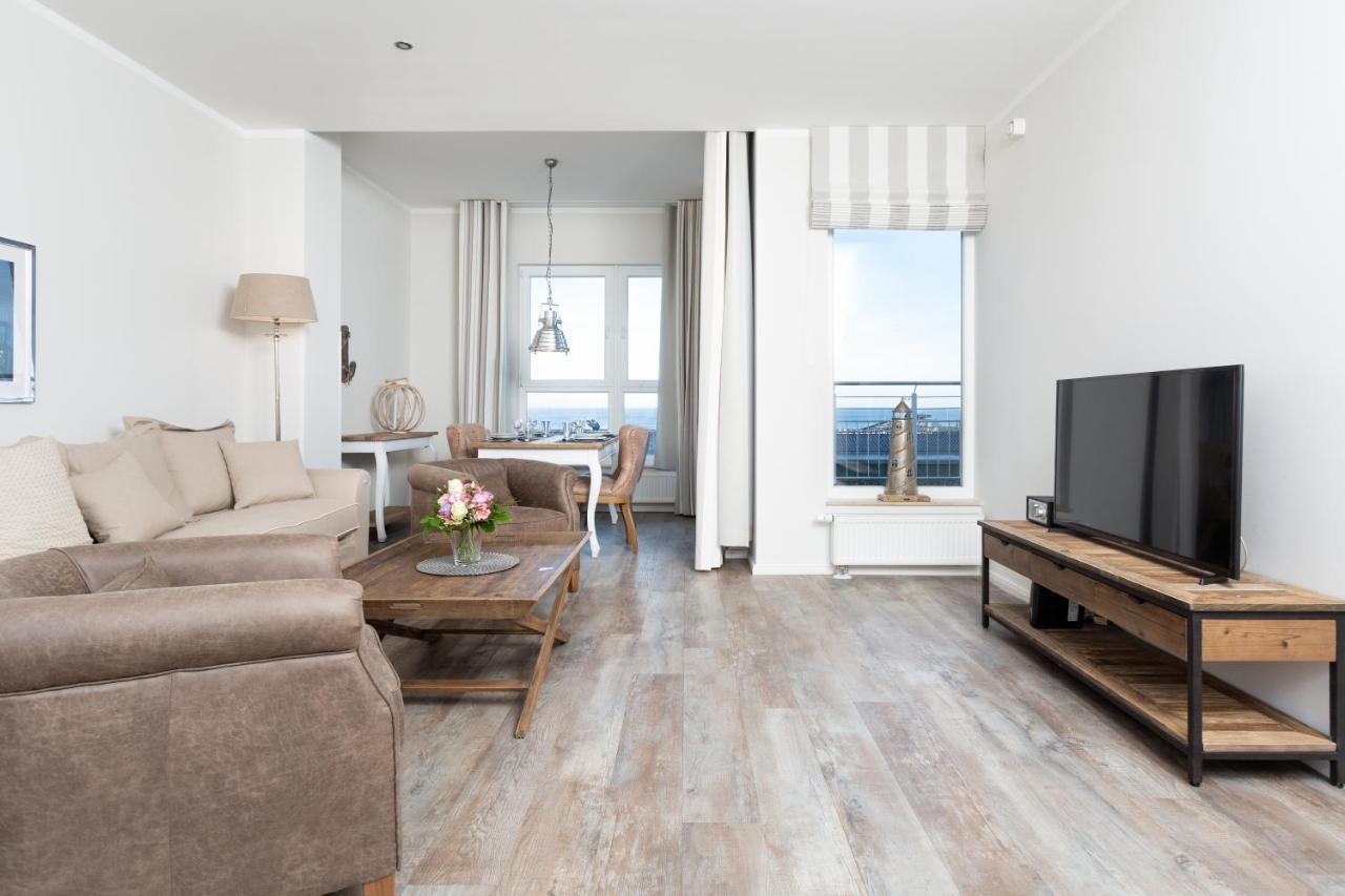 Strandnahe Fewos Mit Meerblick Und Dachterrasse, Residenz Bel Vital - Kategorie E Остзебад Бинц Стая снимка
